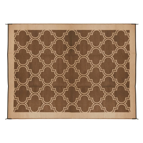 Camco Qualifies for Free Shipping Camco 9' x 12' Leisure Mat Lattice Brown #42857