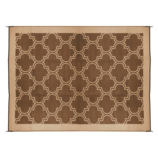 Camco Qualifies for Free Shipping Camco 9' x 12' Leisure Mat Lattice Brown #42857