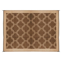 Camco Qualifies for Free Shipping Camco 9' x 12' Leisure Mat Lattice Brown #42857