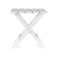Camco Qualifies for Free Shipping Camco Adirondack Folding Table Small White #51685