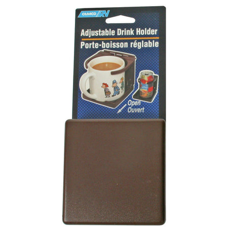 Camco Qualifies for Free Shipping Camco Adjustable Drink Holder Brown #44043