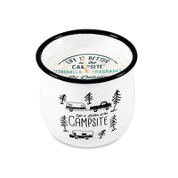 Camco Qualifies for Free Shipping Camco Citronella White/Black Rim Candle #53244