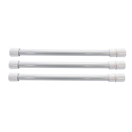 Camco Qualifies for Free Shipping Camco Cupboard Bars 10" to 17" Gray 3-pk #44065