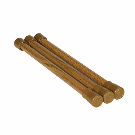 Camco Qualifies for Free Shipping Camco Cupboard Bars Double Bar 1-pk Oak #43833
