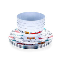 Camco Qualifies for Free Shipping Camco Dishware Set 12-pc RV Pattern #53295
