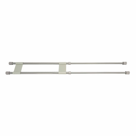 Camco Qualifies for Free Shipping Camco Double Refrigerator Bar 16" to 28" Gray #44075
