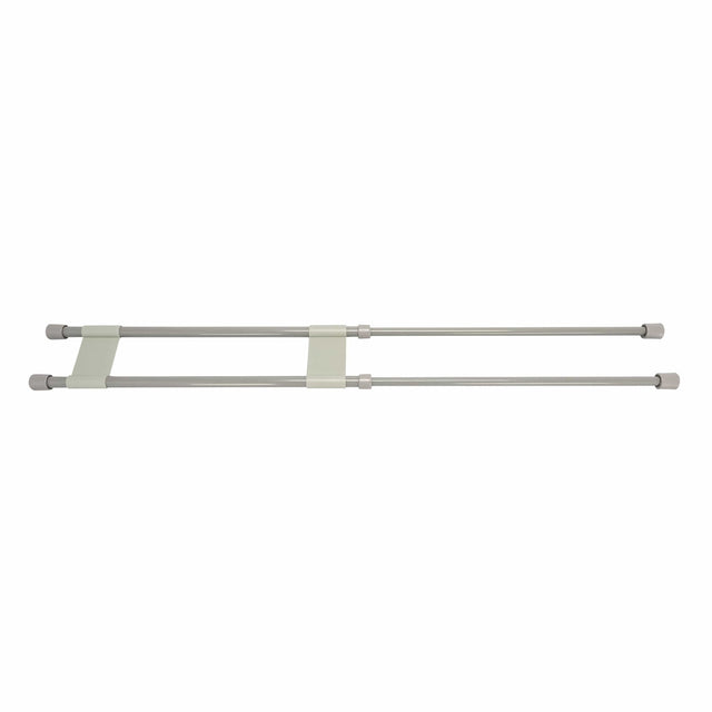 Camco Qualifies for Free Shipping Camco Double Refrigerator Bar 16" to 28" Gray #44075
