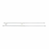 Camco Qualifies for Free Shipping Camco Double Refrigerator Bar 19" to 34" Gray #44076