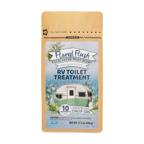 Camco Qualifies for Free Shipping Camco Floral Flush Toilet Treatment Drop-Ins Eucalyptus Mint 10-pk #41492