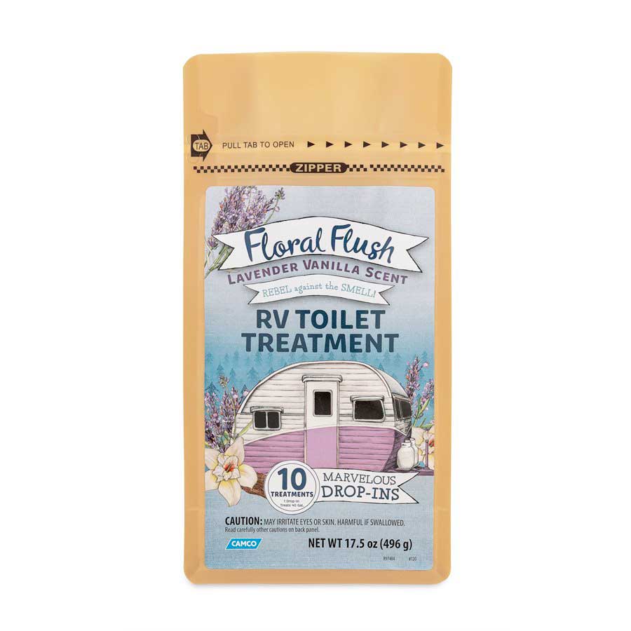 Camco Qualifies for Free Shipping Camco Floral Flush Toilet Treatment Drop-Ins Lavender Vanilla 10-pk #41490