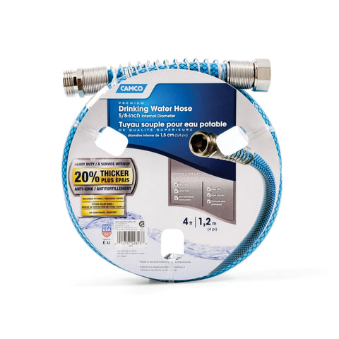 Camco Qualifies for Free Shipping Camco Fresh Water Hose 5/8" x 4' Premium #22813
