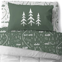 Camco Qualifies for Free Shipping Camco Green Map Bed Sheets Bunk #53477
