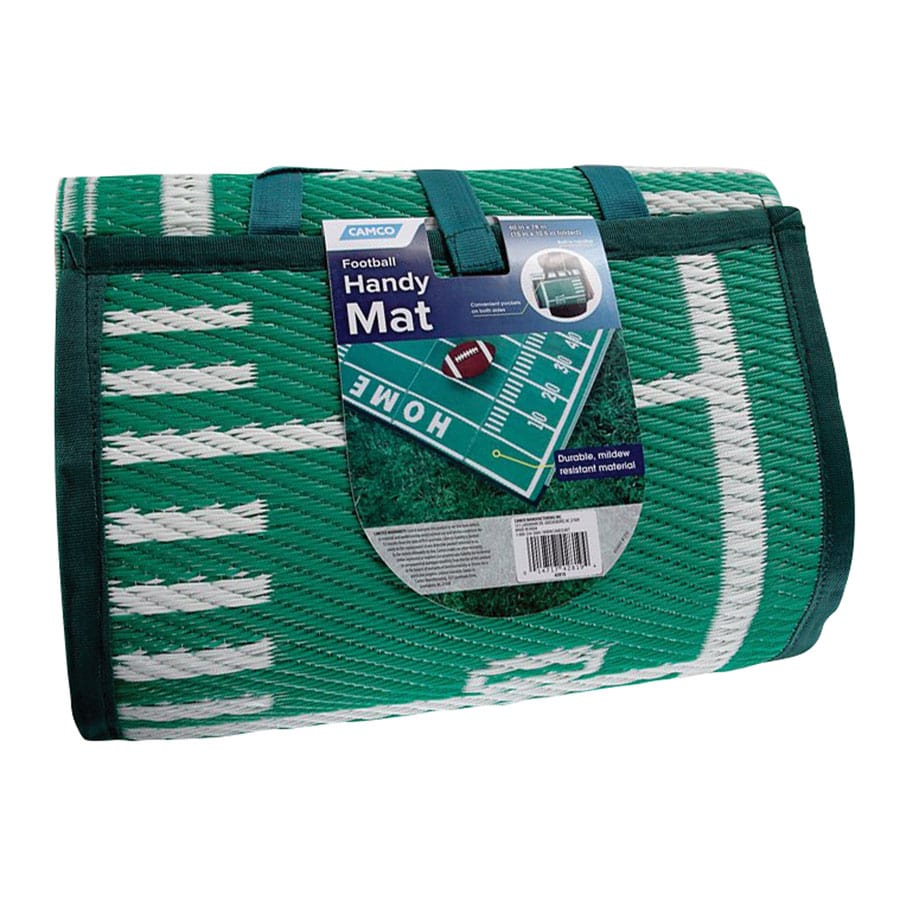 Camco Qualifies for Free Shipping Camco Handy Mat with Strap 5' x 6.5' Football Field #42819