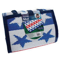Camco Qualifies for Free Shipping Camco Handy Mat with Strap 5' x 6.5' Stars & Stripes #42818