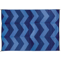 Camco Qualifies for Free Shipping Camco Leisure Mat 9' x 12' Chevron Blue #42858