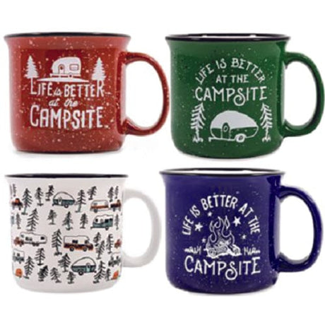 Camco Qualifies for Free Shipping Camco Mugs Assorted Colors 14 oz 4-pk #53357