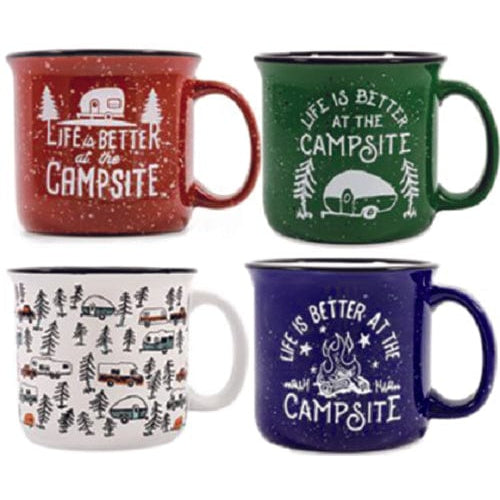 Camco Qualifies for Free Shipping Camco Mugs Assorted Colors 14 oz 4-pk #53357