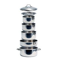 Camco Qualifies for Free Shipping Camco Nestable 10-Piece Stainless Ceramic Cookware Set #43921