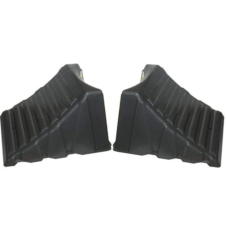 Camco Qualifies for Free Shipping Camco Nesting Wheel Chocks Dark Gray Pair Tires to 26" #44418