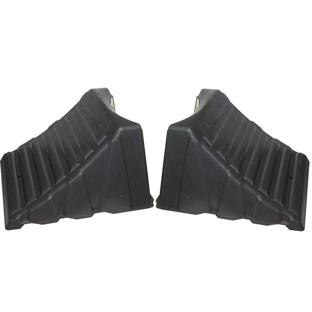 Camco Qualifies for Free Shipping Camco Nesting Wheel Chocks Dark Gray Pair Tires to 26" #44418