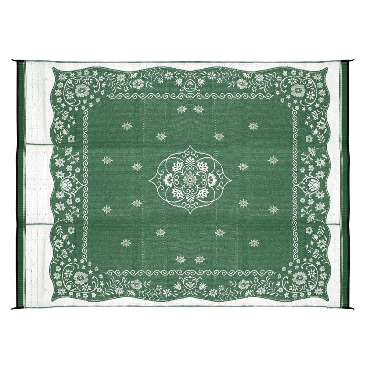 Camco Not Qualified for Free Shipping Camco Oriental Awning Leisure Mat 9' x 12' Green #42850