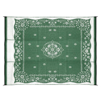 Camco Not Qualified for Free Shipping Camco Oriental Awning Leisure Mat 9' x 12' Green #42850