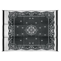 Camco Qualifies for Free Shipping Camco Oriental Awning Leisure Mat Charcoal 9' x 12' #42853