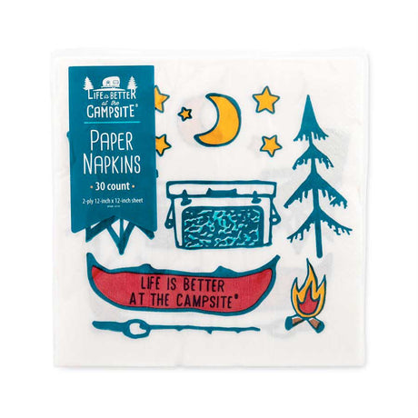 Camco Qualifies for Free Shipping Camco Paper Napkins Campsite Design #53374