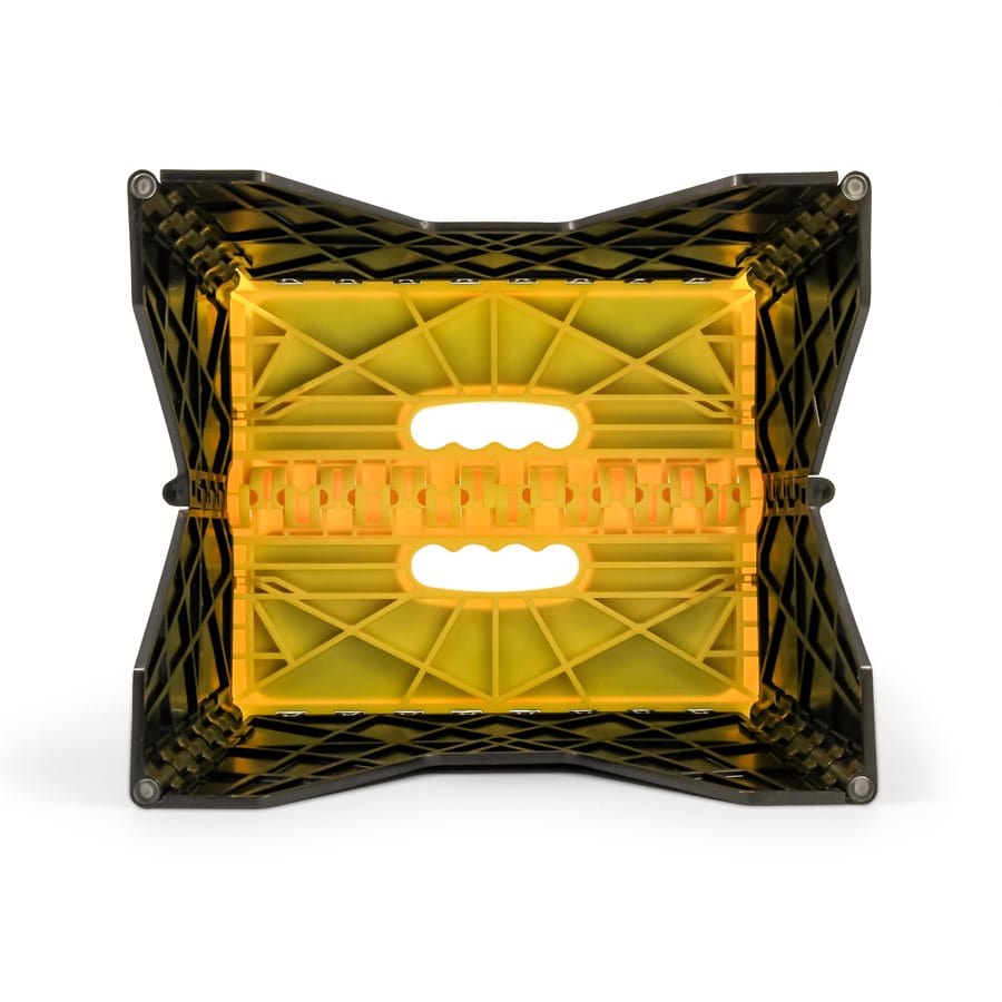 Camco Qualifies for Free Shipping Camco Plastic Folding Step Stool with Non-Skid Black/Yellow #43637