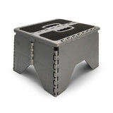 Camco Qualifies for Free Shipping Camco Plastic Folding Step Stool with Non-Skid Silver #43635