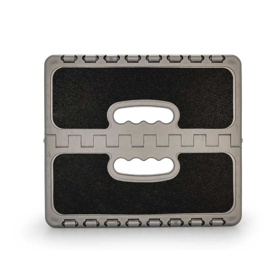 Camco Qualifies for Free Shipping Camco Plastic Folding Step Stool with Non-Skid Silver #43635