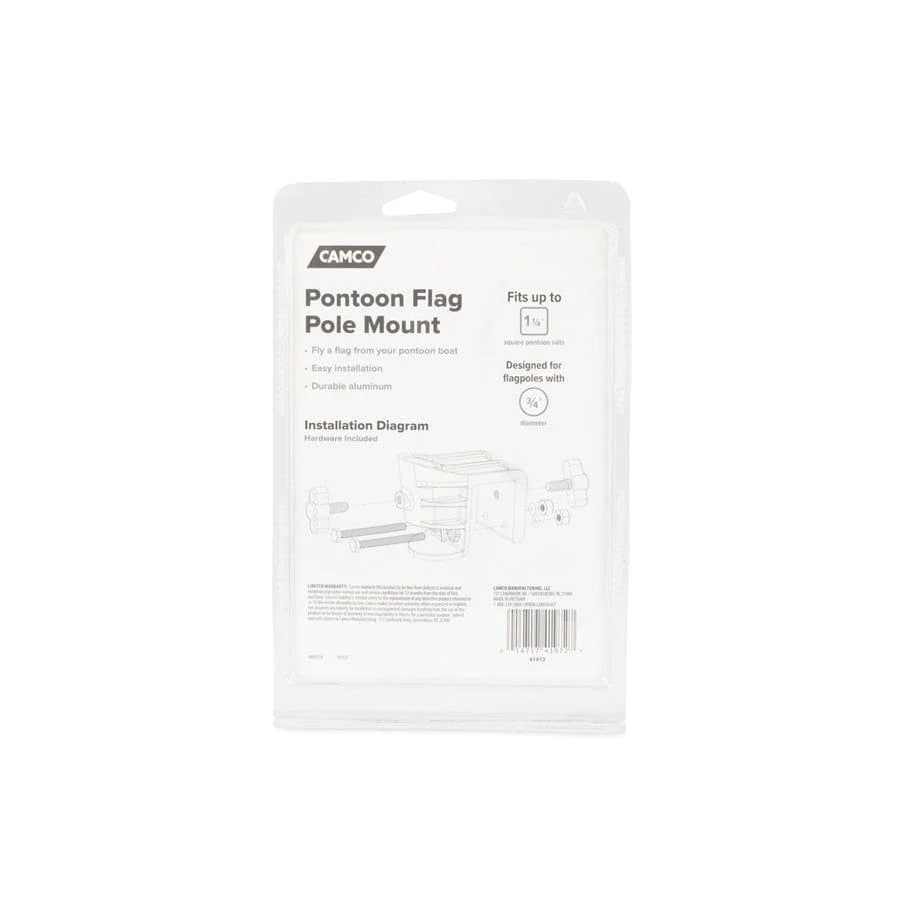Camco Qualifies for Free Shipping Camco Pontoon Flag Pole Mount #41972