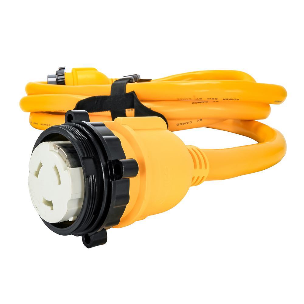 Camco Powergrip Marine Extension Cord 12' 50a Locking #55620