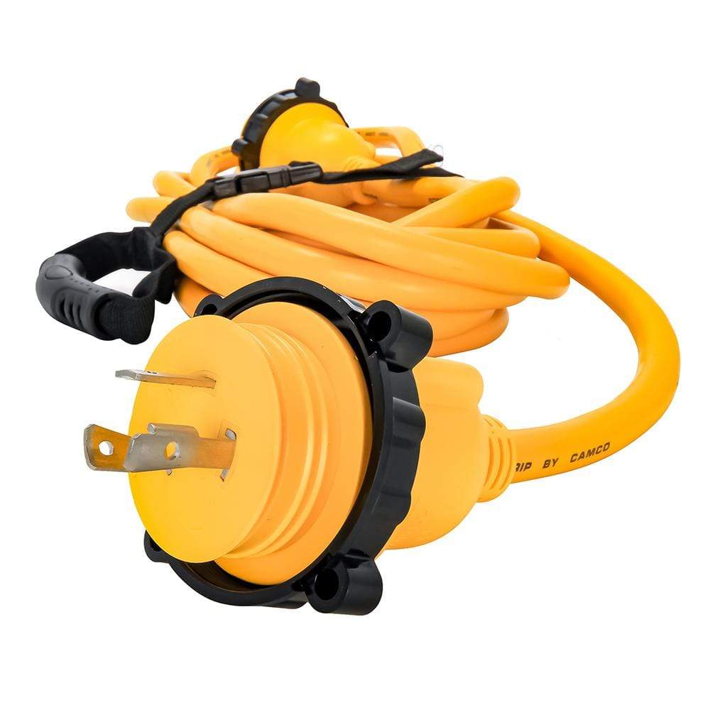 Camco Qualifies for Free Shipping Camco Powergrip Marine Extension Cord 25' 30a Locking #55611