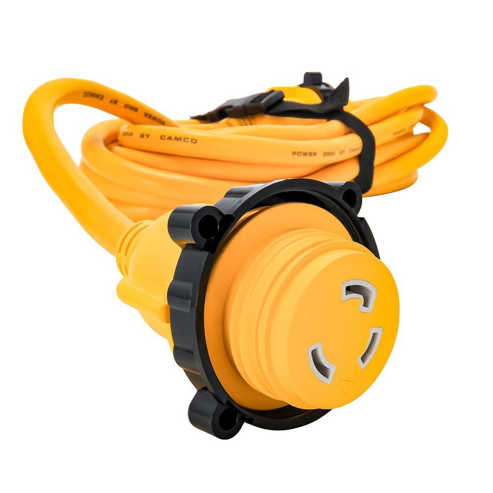 Camco Qualifies for Free Shipping Camco Powergrip Marine Extension Cord 25' 30a Locking #55611