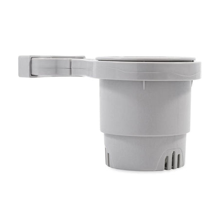 Camco Qualifies for Free Shipping Camco Rail Mounted Cup Holder Large Clamp Gray #53092