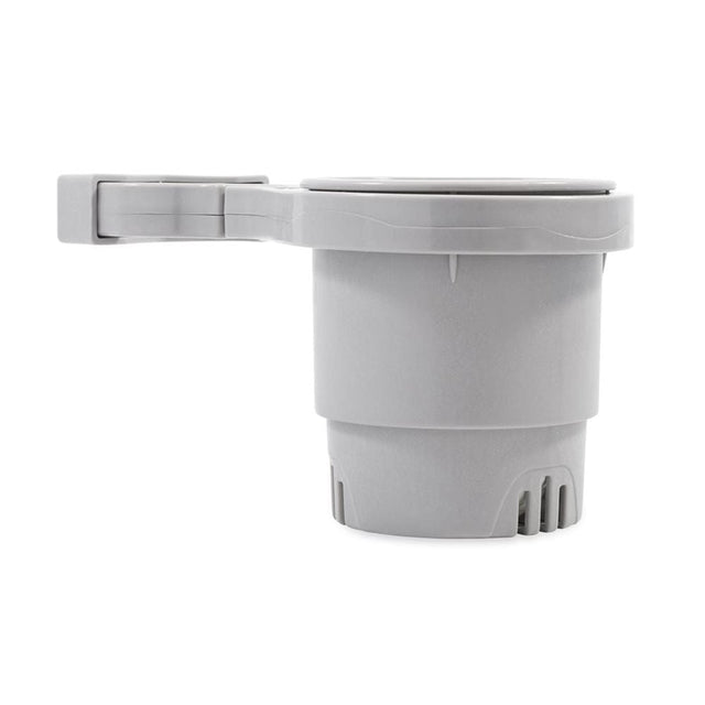 Camco Qualifies for Free Shipping Camco Rail Mounted Cup Holder Large Clamp Gray #53092
