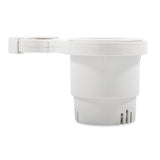 Camco Qualifies for Free Shipping Camco Rail Mounted Cup Holder Small Clamp White #53086