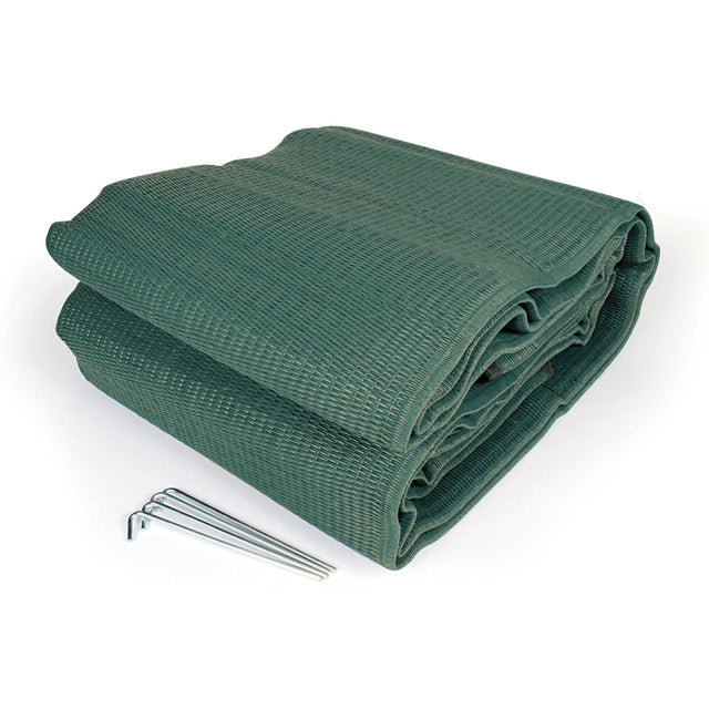 Camco Qualifies for Free Shipping Camco Reversible Awning Leisure Mat 9' x 12' Green #42820