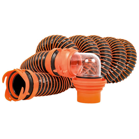 Camco Qualifies for Free Shipping Camco Rhinoextreme 15' Sewer Hose Kit with Swivel Fitting #39859