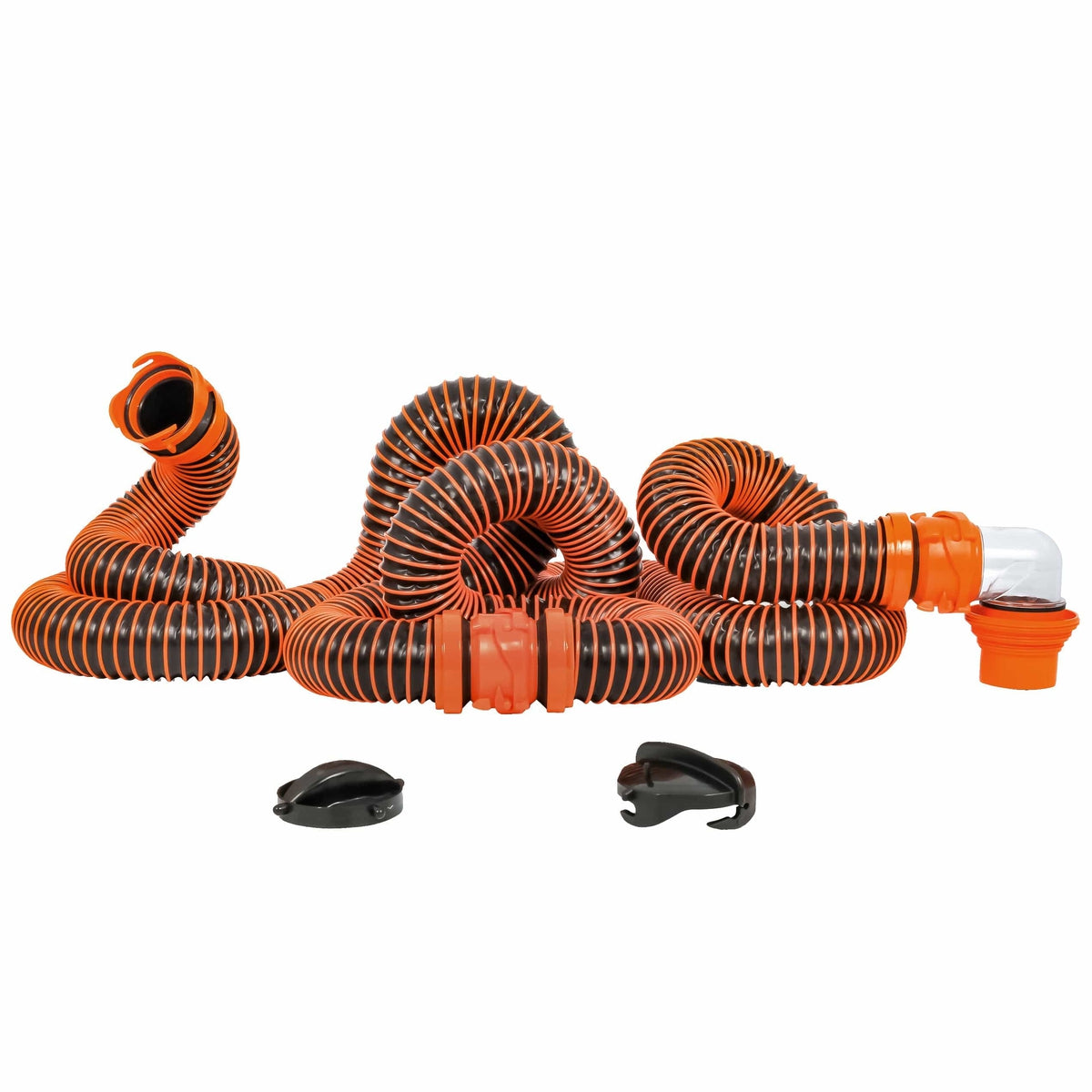 Camco Qualifies for Free Shipping Camco Rhinoextreme 20' Sewer Hose Kit with 4-In-1 Elbow #39867