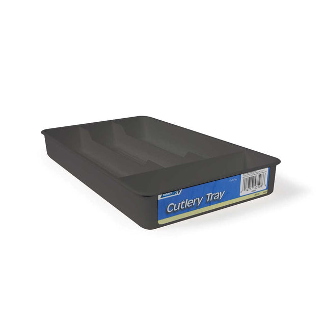 Camco Qualifies for Free Shipping Camco RV Cutlery Tray Black #43509
