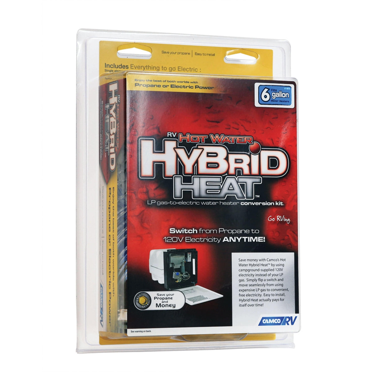 Camco Qualifies for Free Shipping Camco RV Hot Water Hybrid Heat 6 Gallon #11673