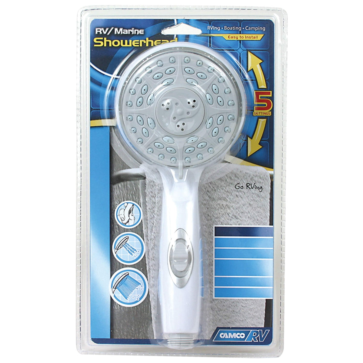 Camco Qualifies for Free Shipping Camco RV/Marine Shower Head White #43711