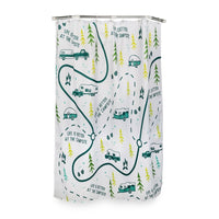 Camco Qualifies for Free Shipping Camco RV Shower Curtain Map Design #53245