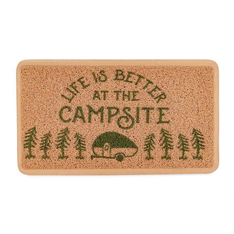 Camco Qualifies for Free Shipping Camco Scrub Rug Brown/Green 26.5" x 15" #53198