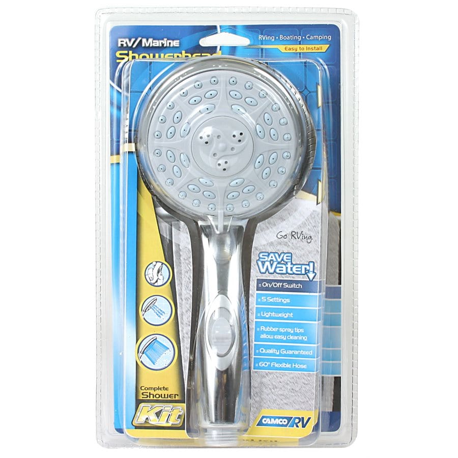Camco Qualifies for Free Shipping Camco Shower Head Kit Chrome with Hose #43713