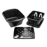 Camco Qualifies for Free Shipping Camco Sink Kit with Dish Drainer Dish Pan & Sink Mat Black #43518