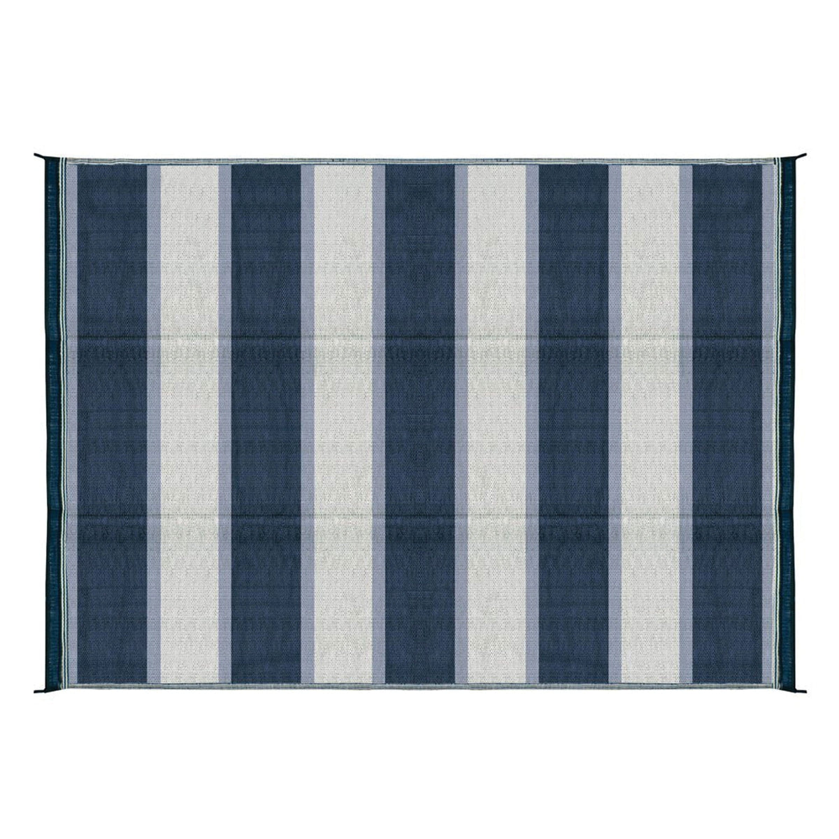 Camco Qualifies for Free Shipping Camco Stripe Awning Leisure Mat Blue Stripe 6' x 9' #42871