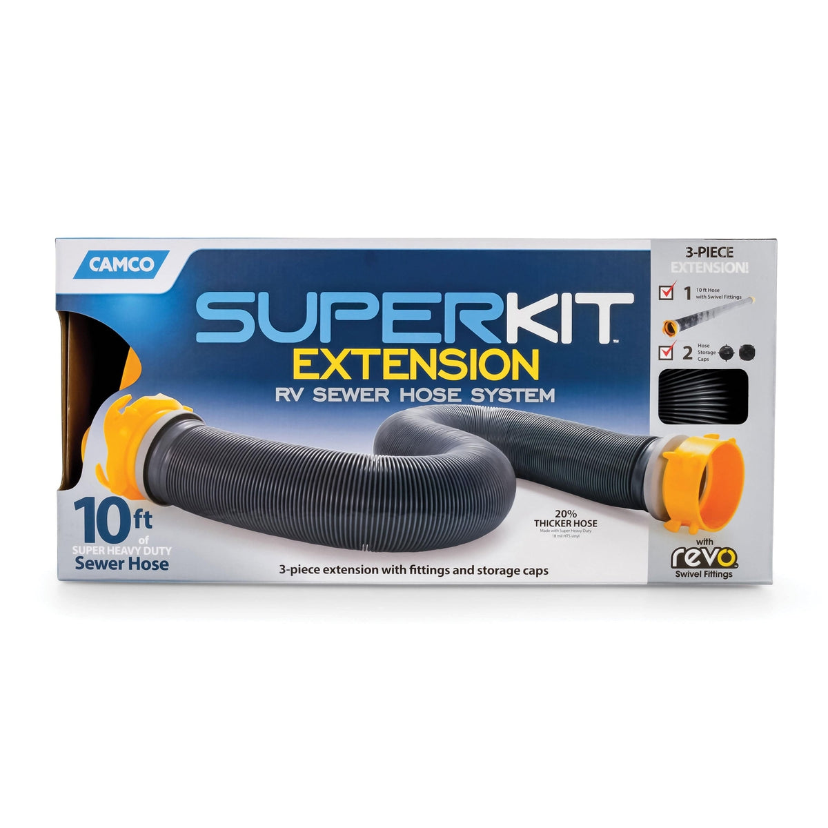 Camco Not Qualified for Free Shipping Camco Superkit 10' Hose Extension Revolution #39663